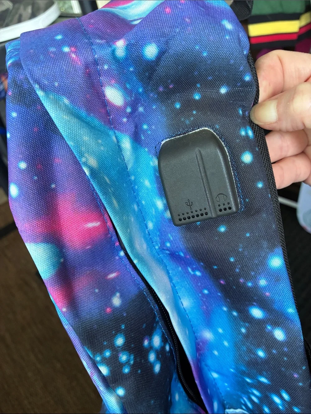 FORTNITE space galaxy backpack and hat